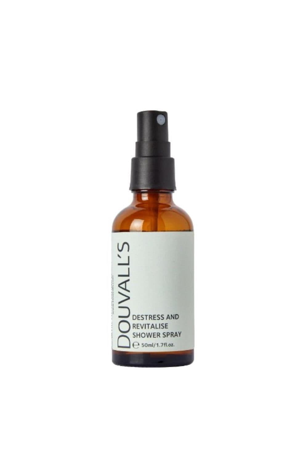 image-Destress and Revitalise Organic Natural Shower Spray 50ml | Uplifting Citrus Scent for a Spa-Like Shower Experience