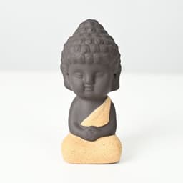 image-Statue en céramique "Moine de la Contemplation"