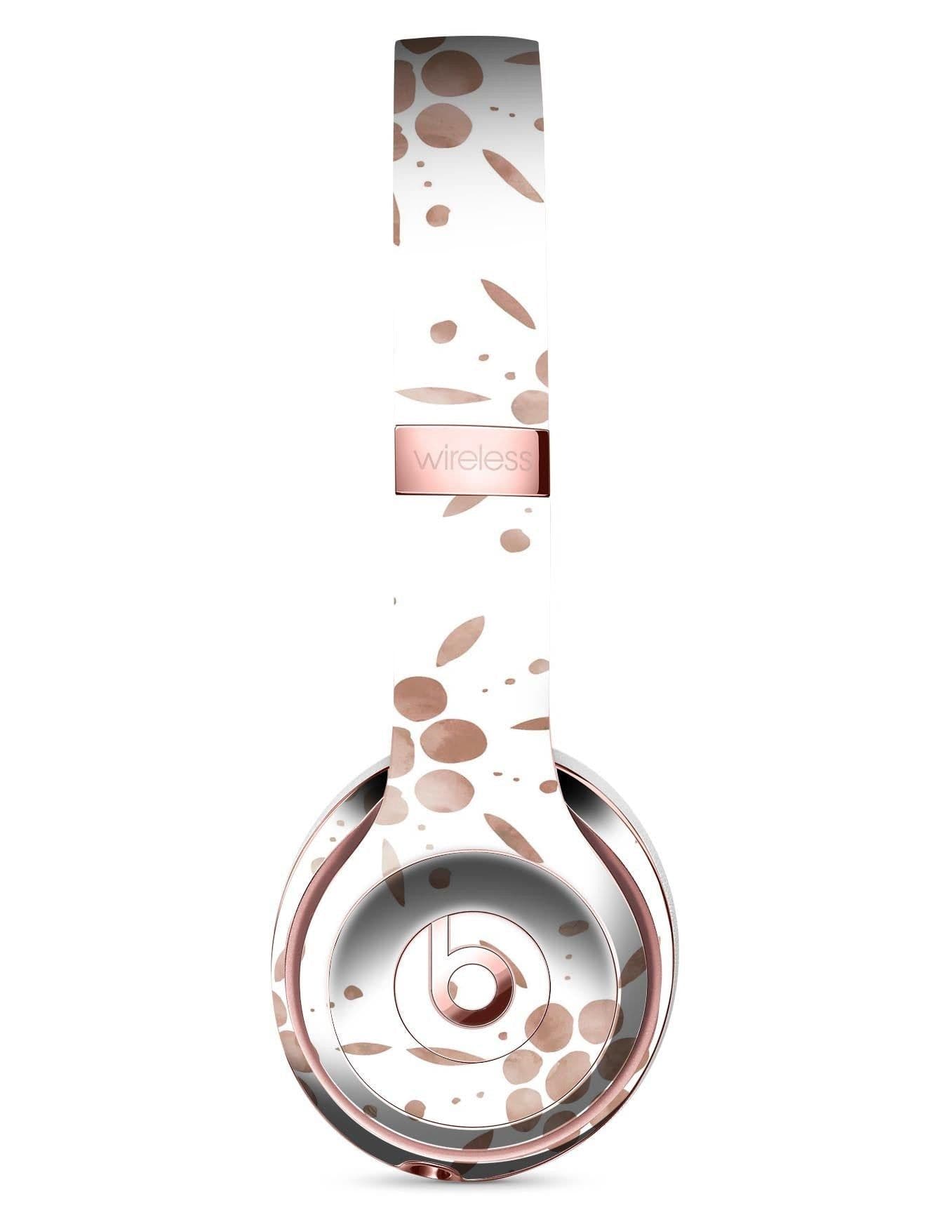 image-Brown Watercolor Flowers V1 Full-Body Skin Kit for the Beats by Dre