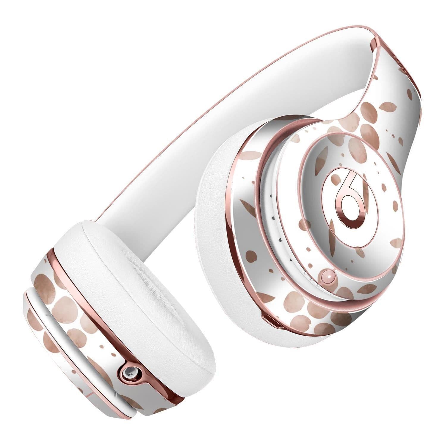 image-Brown Watercolor Flowers V1 Full-Body Skin Kit for the Beats by Dre
