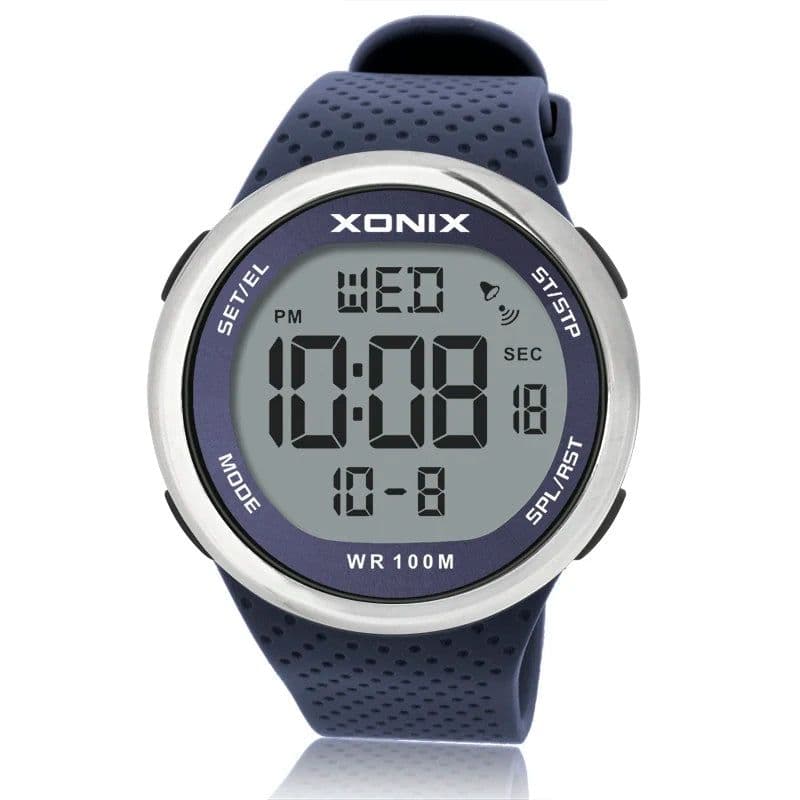 image-GOLDEN Sports Classics Men Relogio Masculino LED Digital Diving Swimming Reloj Hombre Acrylic Mirror Sumergible Wristwatch NY
