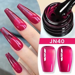 image-BORN PRETTY Milky White Jelly Nude Gel Nail Polish 10ml White Translucent Soak Off Gel Vernis Semi Permanent Need UV Light Cure
