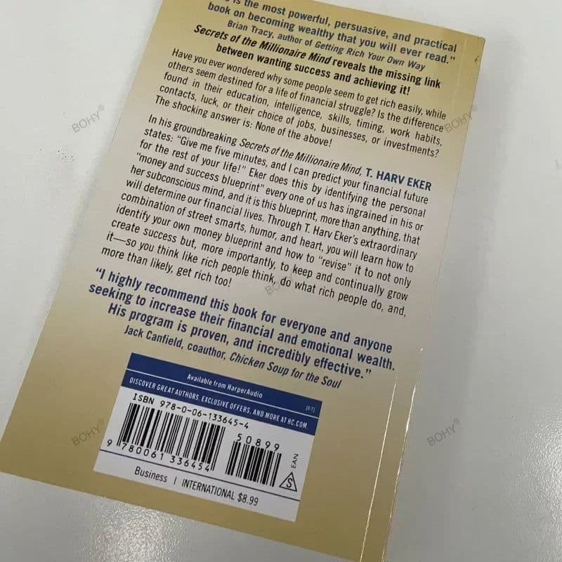 image-Secrets of The Millionaire Mind: Mastering The Inner Game of Wealth By T. Harv Eker Finance Books In English Paperback