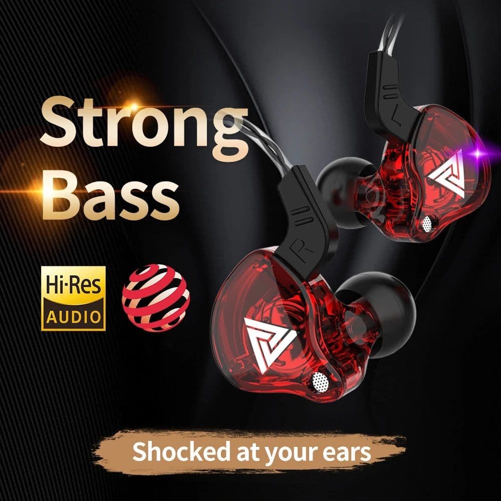 image-Original QKZ AK6 In Ear Earphone 6 Dynamic Driver Unit Headphone With Mic Stereo Sports HIFI Subwoofer Headset Monitor Earbuds