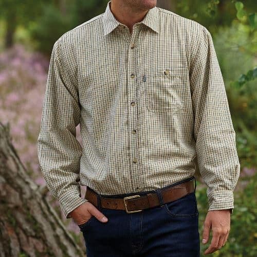 image-Mens Champion Country Fleece Lined Check Shirt