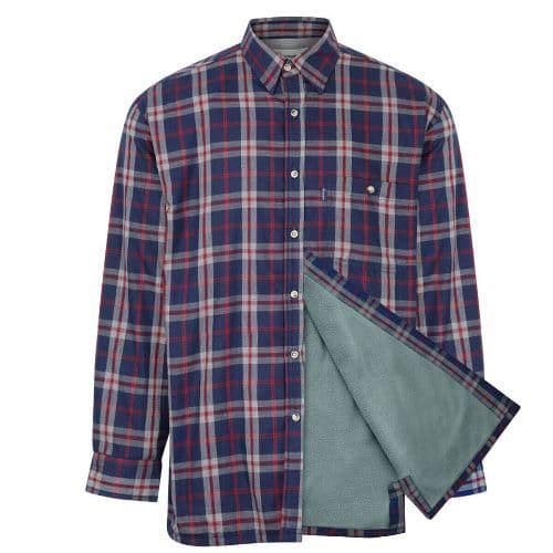 image-Mens Champion Country Fleece Lined Check Shirt