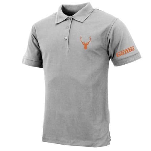 image-Mens Premium Polo Shirt with Stag & Game Logo Printing