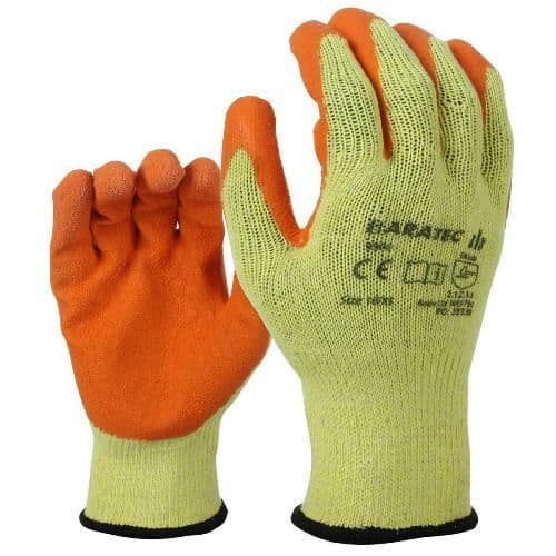 image-12 x Baratec Protective Latex Gripper Glove - Wet & Dry Conditions