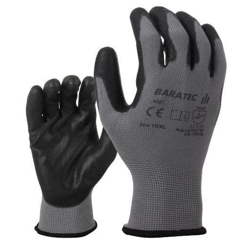 image-12 x Baratec Protective Nitrile Coated Grip Glove with Elactic Wrist