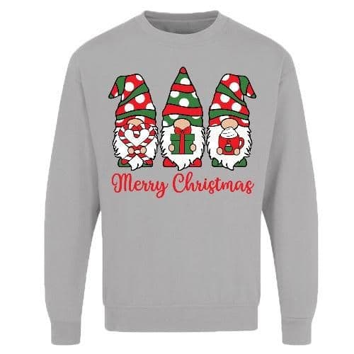 image-Adults XmasPrinted Sweatshirt - Merry Christmas