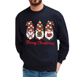 image-Adults XmasPrinted Sweatshirt - Merry Christmas