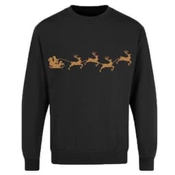 image-Adults Xmas Printed Sweatshirt Santa Reindeer