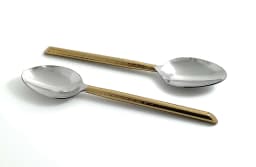 image-Vibhsa Golden Silverware Tablespoons Set of 6