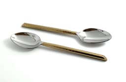 image-Vibhsa Golden Silverware Tablespoons Set of 6