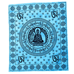 image-Tenture murale en coton "Sagesse de Bouddha"