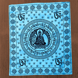 image-Tenture murale en coton "Sagesse de Bouddha"