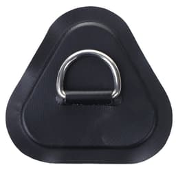 image-1Pc Surfboard Dinghy Boat PVC Patch Stainless Steel D Ring Deck Rigging Rope Ring Buckle Kayaking Inflatable Boat Accessories