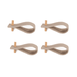 image-Leather napkin rings (set of 4)