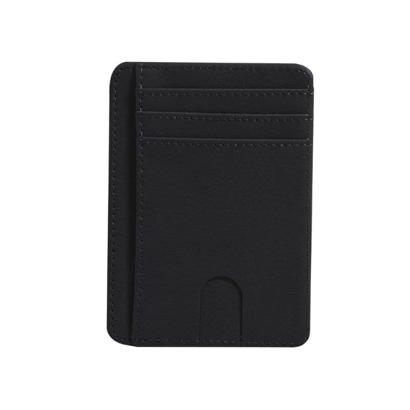 image-THINKTHENDO Slim RFID Blocking Leather Wallet Credit ID Card Holder Purse Money Case for Men Women 2020 Fashion Bag 11.5x8x0.5cm