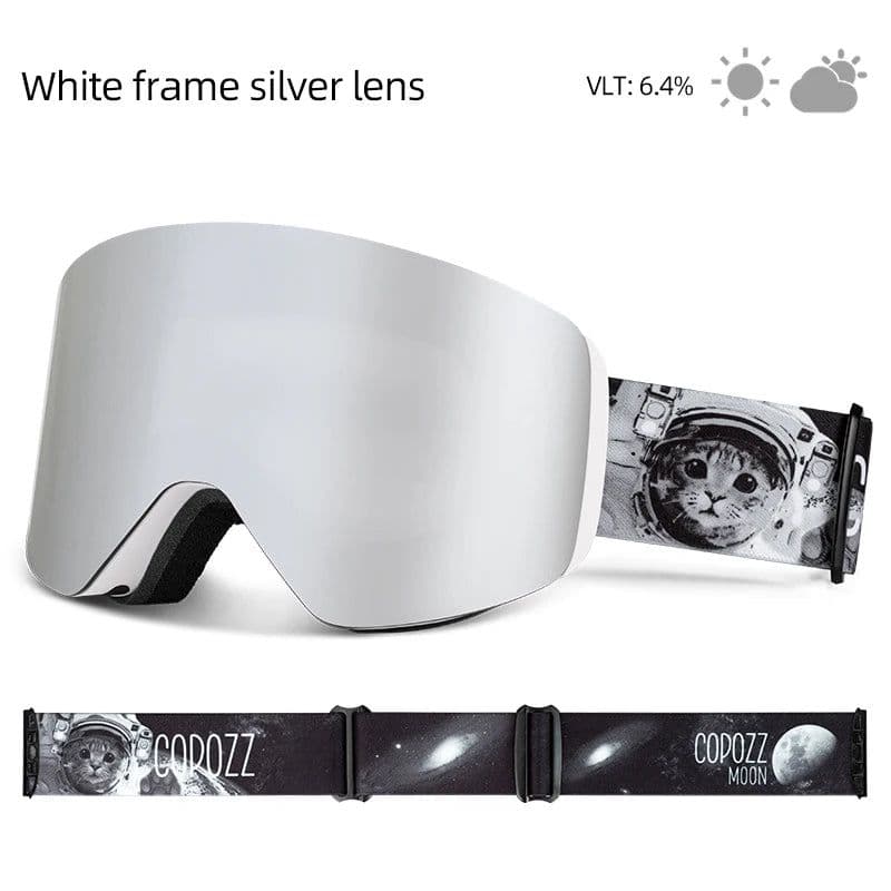 image-COPOZZ Professional Winter Ski Goggles Magnetic Quick-Change Double Layers Anti-Fog Snowboard goggles Men Women Ski Equipment