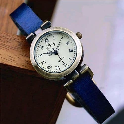 image-Shsby New Fashion Hot-Selling Leather Female Watch ROMA Vintage Watch Women Dress Watches