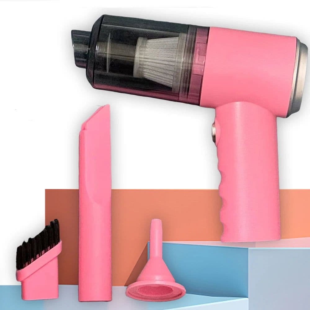 image-3 In 1 Integrated Suction And Blowing Vacuum Combination Vacuum Cleaner USB Charging Small Car Household Vacuum Cleaner