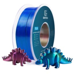 image-Geeetech Three Tri Color Silk PLA Filament , 3D Filament 1,75 mm 1KG Spool Wire (+/-0.03mm) Vacuum packaging, special color