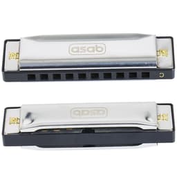 image-1X Classic Metal 10 Holes C Harmonica | AS-20185