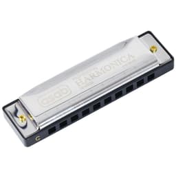 image-1X Classic Metal 10 Holes C Harmonica | AS-20185