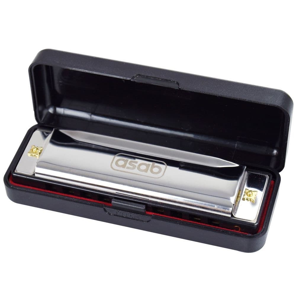 image-1X Classic Metal 10 Holes C Harmonica | AS-20185