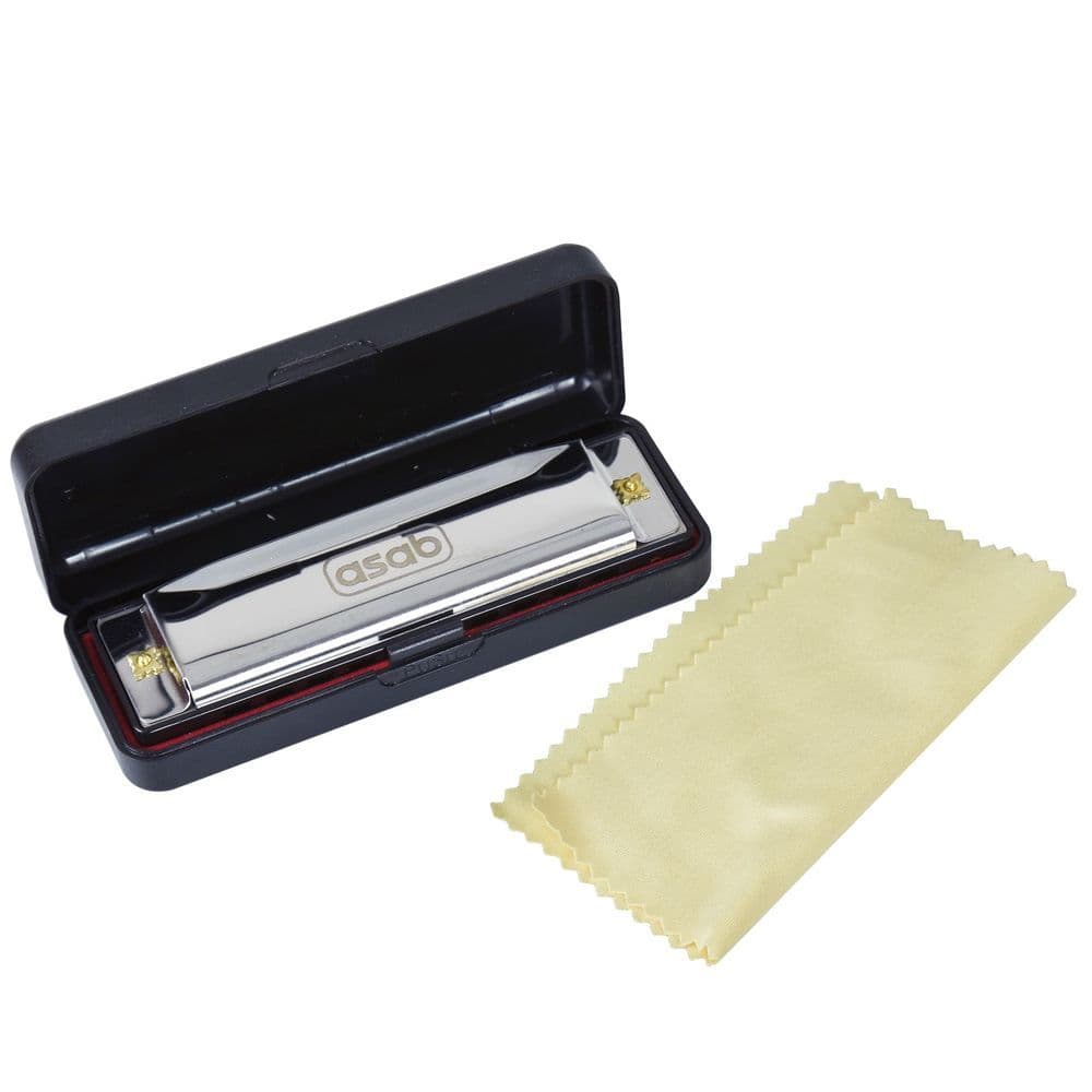 image-1X Classic Metal 10 Holes C Harmonica | AS-20185