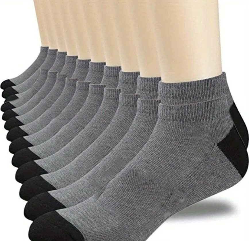 image-10/5/3pairs Breathable Con Sports Stockings Men Bamboo Fiber Autumn and Winter Men Socks Sweat Absorption Deodorant Business Sox