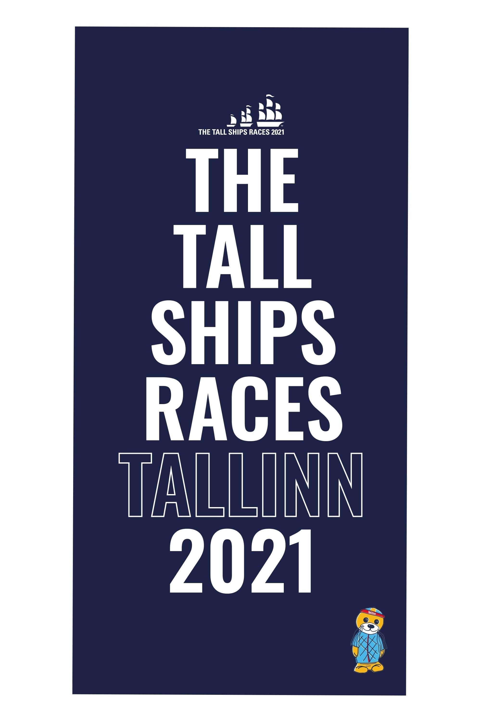 image-THE TALL SHIPS RACES 2021 blue microfiber towel