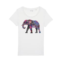image-T-shirt Femme "Vibration" en Coton Bio