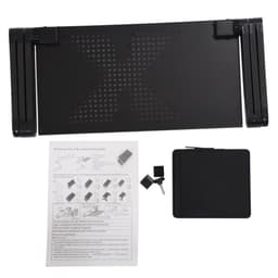 image-Portable foldable adjustable folding table for Laptop Desk Computer mesa para notebook Stand Tray For Sofa Bed Black