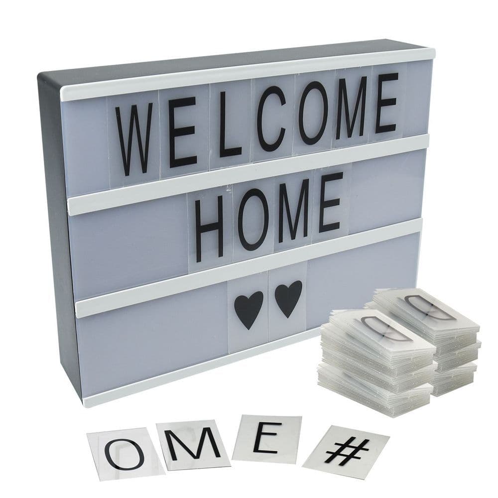 image-Cinematic Light Box A4 90 Letters, Numbers, Symbols AS-94271