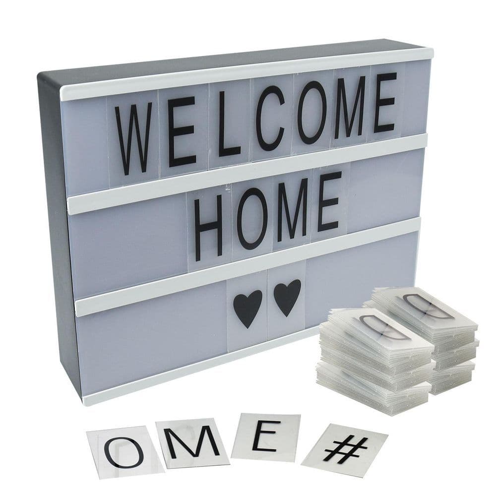 image-Cinematic Light Box A4 90 Letters, Numbers, Symbols AS-94271