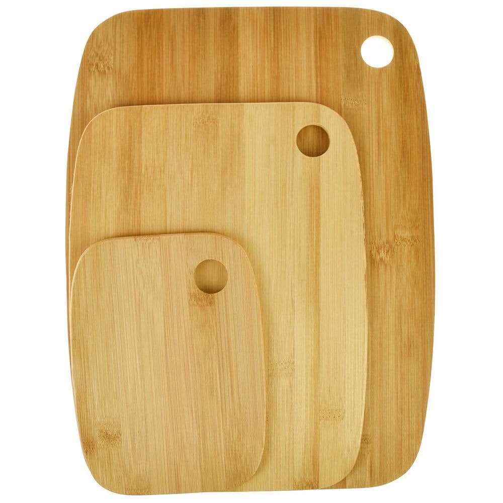 image-Bamboo 3pc Cutting Board chopping AS-46352