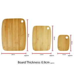 image-Bamboo 3pc Cutting Board chopping AS-46352