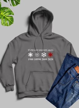 image-Types Of Snowflakes Hoodie