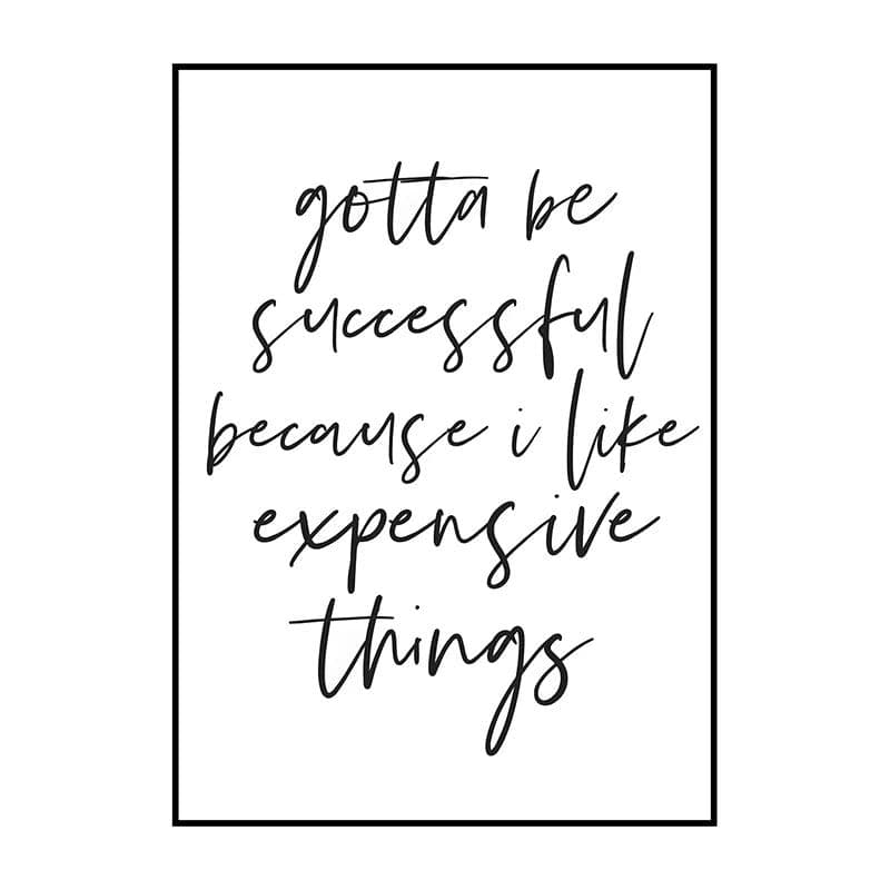 image-Canvas Painting Motivational Poster Success Quote Print Leadership Success Wall Art For Living Room Office Home Decor Wall Decor