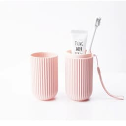 image-Portable Toothpaste Toothbrush Protect Holder Case Travel Camping Storage Box Protect Toothbrush Toothpaste from Dirt and Damage