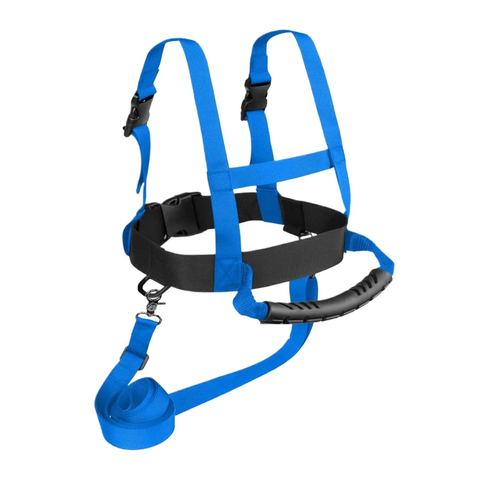 image-Nylon Kids Ski Harness Snowboard Trainer Speed Control With Shoulder Strap Children Ski Harness orange