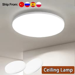 image-Led Ceiling Lamp 220V Ceil Lights 20W 30W 40W LED Panel Light Kitchen Bedroom Ultra Thin Ceiling Lighting Fixture Home Kitchen