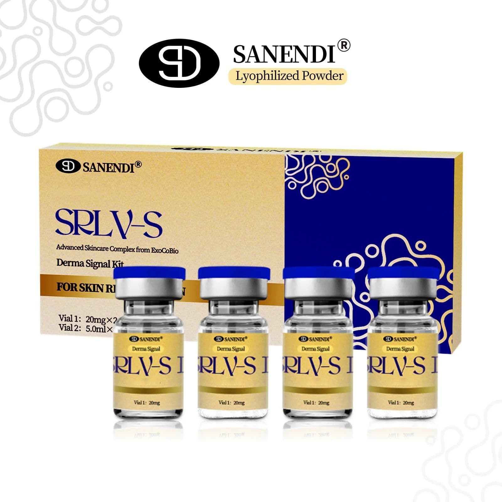 image-Exo Stem Cell Skin Booster with Hyaluronic Acid for Face Skin Advanced Complex Anti-Aging Whitening Booster Treatment