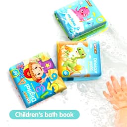 image-Baby Bath Book Cognitive Early Education Books Unbreakable Children's Enlightenment Object Recognition Educational ToyStory Gift