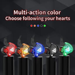 image-Original QKZ AK6 In Ear Earphone 6 Dynamic Driver Unit Headphone With Mic Stereo Sports HIFI Subwoofer Headset Monitor Earbuds