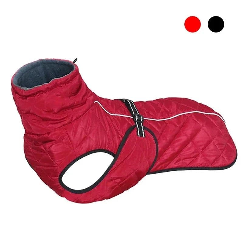 image-Dog Outdoor Jacket Waterproof Reflective Pet Coat Vest Winter Warm Cotton Dogs Clothing for Large Middle Dogs Labrador