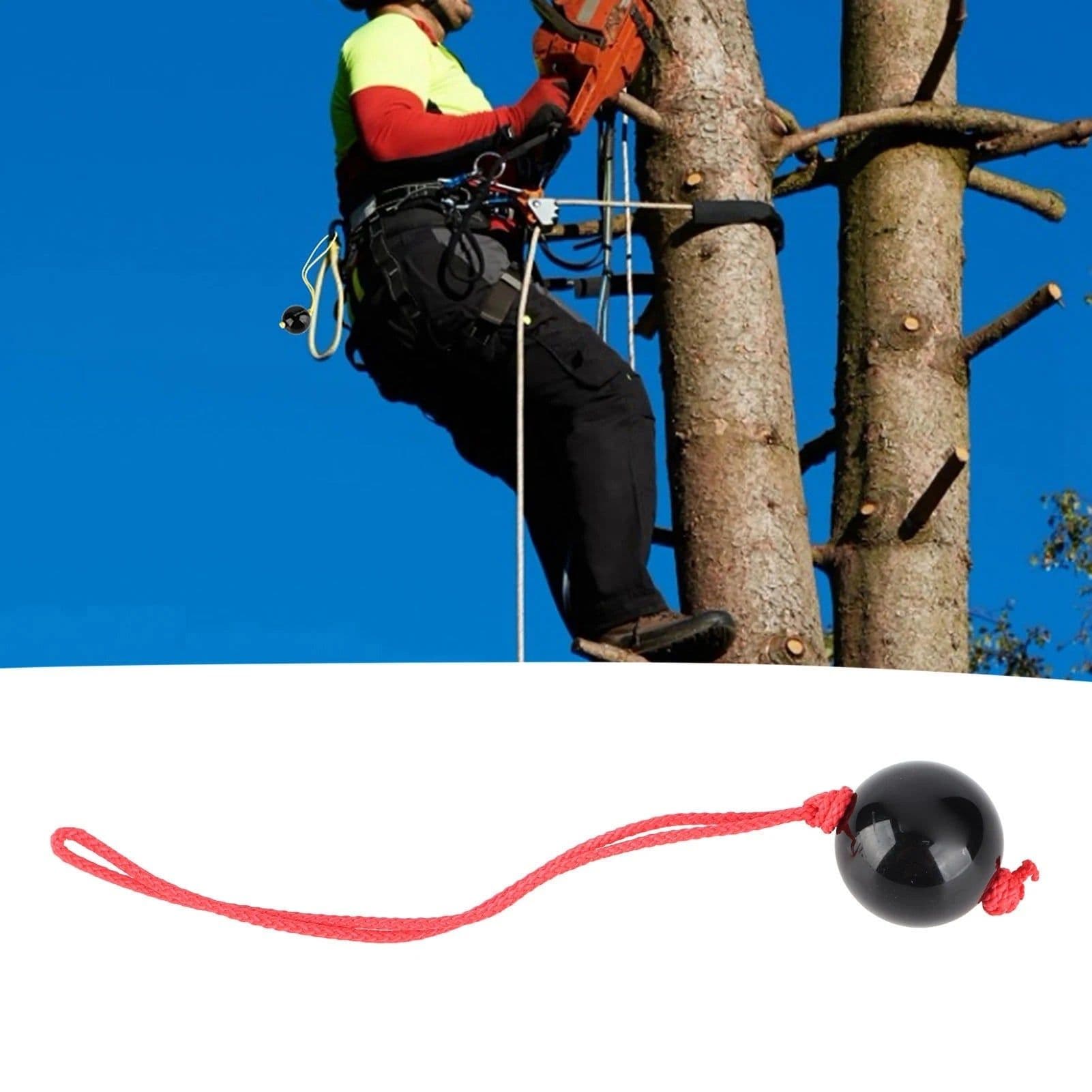 image-Arborist ball Tree Climbing Arborist Retriever Ball Rope Friction Saver climbing tree ball tree climbing ball