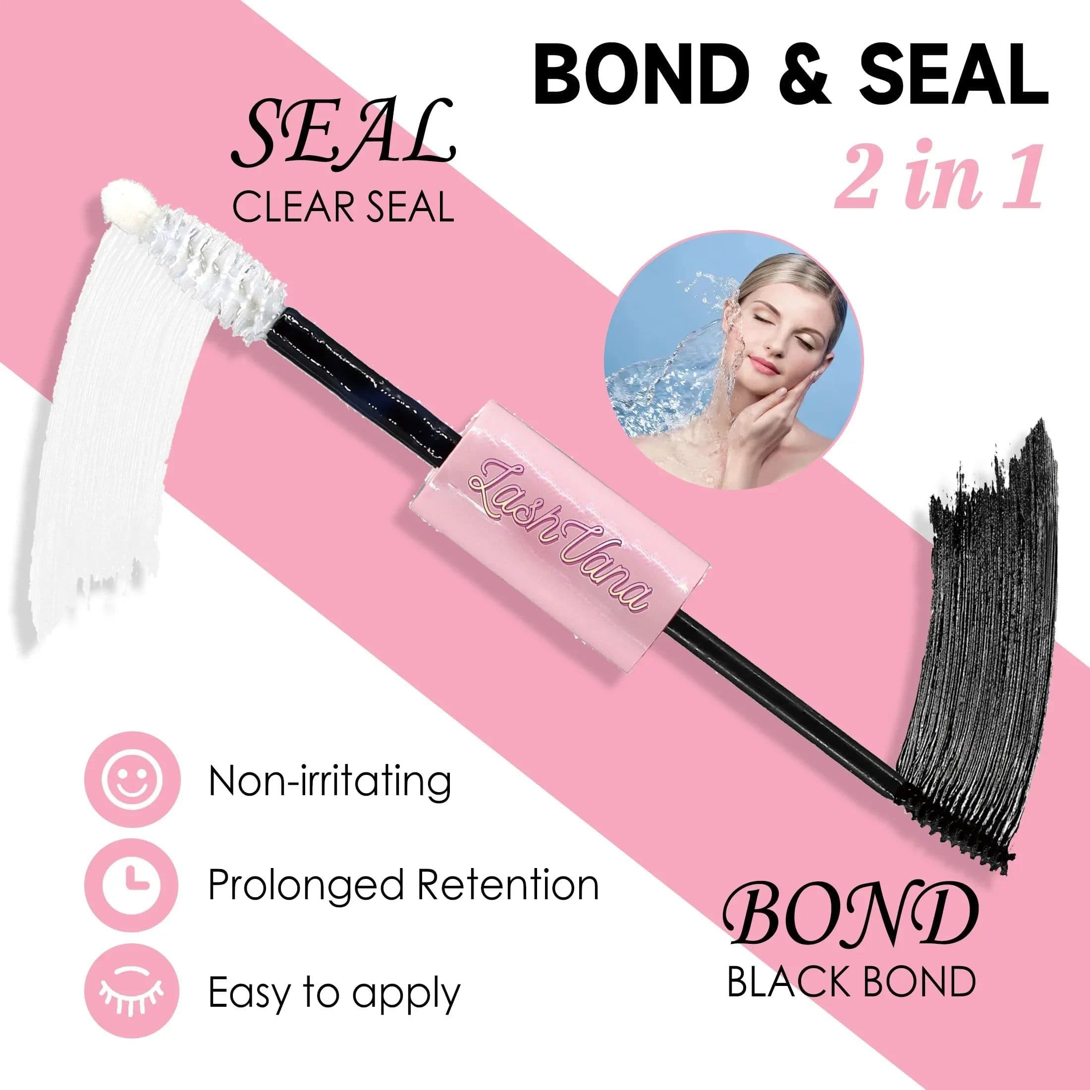image-DIY Lashes Extension Kit Eyelashes 200 PCS Clusters Lash Bond and Seal Makeup Tools for Gluing Lashes Gluing Glue Accessories